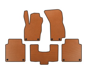 Килимки EVA (Long, Помаранчевий) для Ауди A8 2018- рр