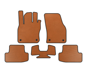 Килимки EVA (Помаранчевий) для Ауди Q2 2016- рр