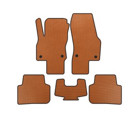 Килимки EVA (Помаранчевий) для Ауди Q3 2019- рр