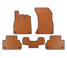 Килимки EVA (Помаранчевий) для Ауди Q5 2017-2025 рр
