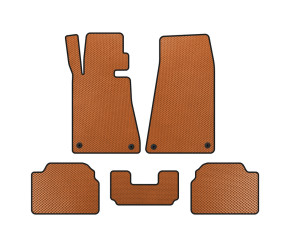 Килимки EVA (Помаранчевий) для BMW 5 серія E34 1988-1995 рр
