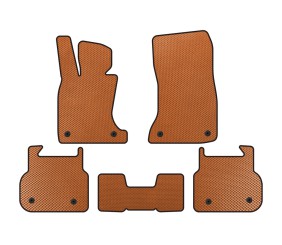 Килимки EVA (для F01, Помаранчевий) для BMW 7 серія F01/F02 2008-2015 рр