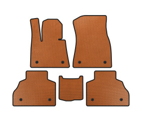 Килимки EVA (2 ряди, Помаранчевий) для BMW X7 G07 2019- рр