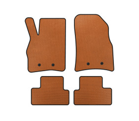 Килимки EVA (Купе, Помаранчевий) для Cadillac ELR 2013-2016 рр