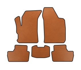 Килимки EVA (Помаранчевий) для Chery Beat 2009-2015 рр