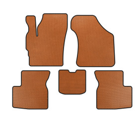 Килимки EVA (Помаранчевий) для Chery QQ 2003-2022 рр