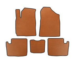 Килимки EVA (2005-2009, Помаранчевий) для Chery Tiggo 1 рр