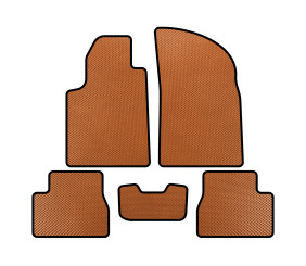 Килимки EVA (Помаранчевий) для Citroen C-3 2002-2009 рр