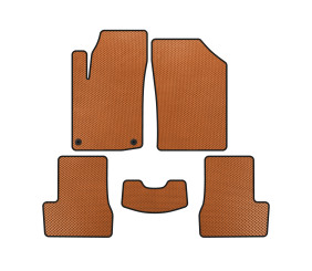 Килимки EVA (HB, Помаранчевий) для Citroen C-3 2009-2016 рр