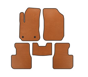 Килимки EVA (Помаранчевий) для Citroen Cactus 2014-2020 рр