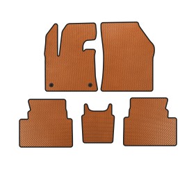 Килимки EVA (Педаль газу з підлоги, Помаранчевий) для Citroen C5 Aircross 2017- рр