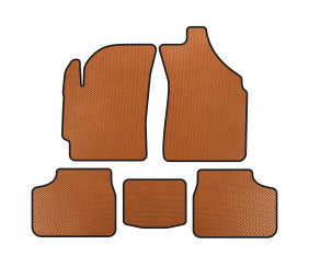 Килимки EVA (Помаранчевий) для Daewoo Matiz 2009-2015 рр