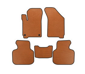 Килимки EVA (2011-2020, 7-ми місний, Помаранчевий) для Dodge Journey рр