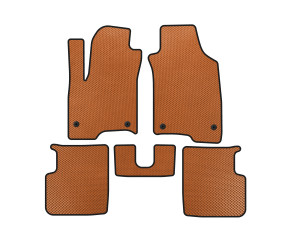 Килимки EVA (Помаранчевий) для Fiat Panda 2011-2023 рр
