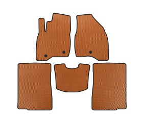 Килимки EVA (2015-2017, 2 ряди, 7-ми місний, Помаранчевий) для Ford Explorer рр