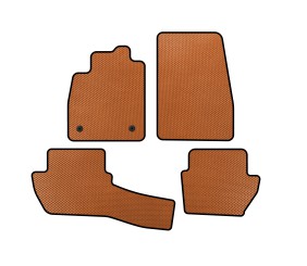 Килимки EVA (Помаранчевий) для Ford Fiesta 2017- рр