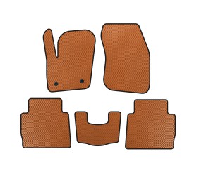 Килимки EVA (2012-2016, SD, Помаранчевий) для Ford Fusion рр