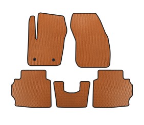 Килимки EVA (LB, Помаранчевий) для Ford Mondeo 2014-2022 рр