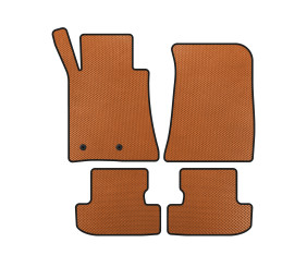 Килимки EVA (Купе, Помаранчевий) для Ford Mustang 2015-2023 рр