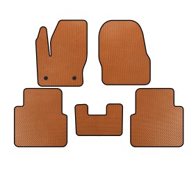 Килимки EVA (Помаранчевий) для Ford Connect 2014-2021 рр