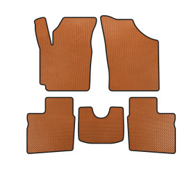 Килимки EVA (2005-2009, SD, Помаранчевий) для Geely CK-1 рр