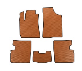 Килимки EVA (2009-2014, HB, 5-ти дверний, Помаранчевий) для Geely Emgrand EC7 2009- рр