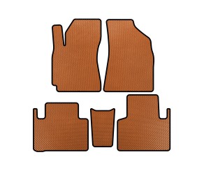 Килимки EVA (Помаранчевий) для Geely Emgrand X7 2011- рр