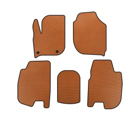 Килимки EVA (HB, Помаранчевий) для Honda FIT/Jazz 2014- рр