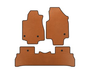 Килимки EVA (2008-2012, 7-ми місний, Помаранчевий) для Honda Pilot рр