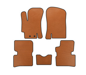 Килимки EVA (SD, Помаранчевий) для Hyundai Accent 2006-2010 рр