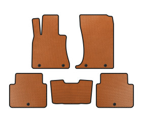 Килимки EVA (SD, Помаранчевий) для Hyundai Genesis DH 2013-2016 рр