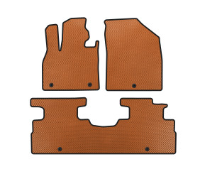 Килимки EVA (2 ряди, 7-ми місний, Помаранчевий) для Hyundai Palisade 2018-2025 рр