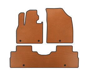 Килимки EVA (2 ряди, 8-ми місний, Помаранчевий) для Hyundai Palisade 2018-2025 рр