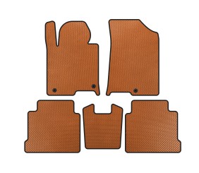 Килимки EVA (SD, Помаранчевий) для Hyundai Sonata LF 2014-2019 рр