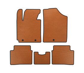 Килимки EVA (Помаранчевий) для Hyundai Veloster 2011-2017 рр