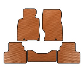 Килимки EVA (G25-G35, SD, Помаранчевий) для Infiniti G25/G35/37 (V36/CV36) 2006-2015 рр