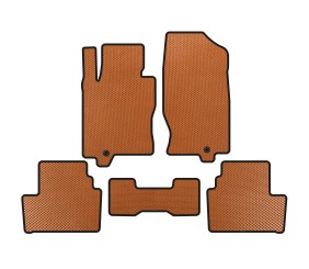 Килимки EVA (G35 S, Купе, Помаранчевий) для Infiniti G25/G35/37 (V36/CV36) 2006-2015 рр