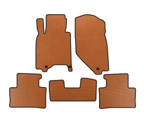 Килимки EVA (G37 X, SD, Помаранчевий) для Infiniti G25/G35/37 (V36/CV36) 2006-2015 рр