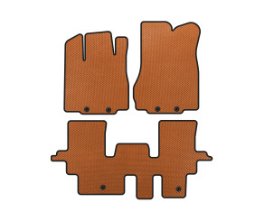 Килимки EVA (2 ряди, Помаранчевий) для Infiniti QX60 2016-2021 рр