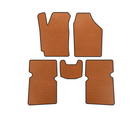 Килимки EVA (SD, Помаранчевий) для JAC J5 2011-2019 рр