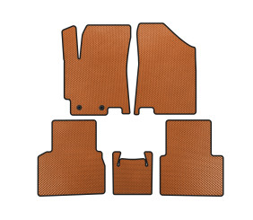 Килимки EVA (Помаранчевий) для JAC J7 2018- рр