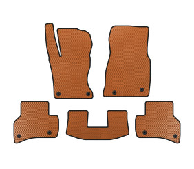 Килимки EVA (2015-2019, SD, Помаранчевий) для Jaguar XE 2016- рр