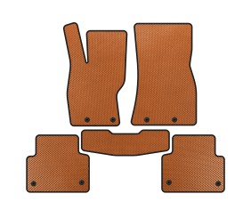 Килимки EVA (2011-2016, SD, Помаранчевий) для Jaguar XF рр