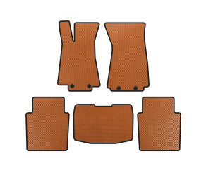 Килимки EVA (SD, Помаранчевий) для Jaguar XJ 2003-2009 рр