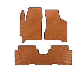 Килимки EVA (Помаранчевий) для Kia Carens 1999-2012 рр