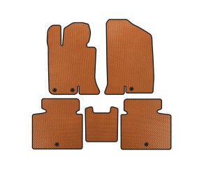 Килимки EVA V-2 (SD, Помаранчевий) для Kia Optima 2010-2016 рр