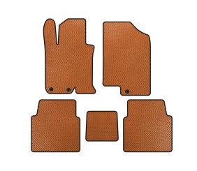 Килимки EVA V-1 (SD, Помаранчевий) для Kia Optima 2010-2016 рр