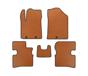 Килимки EVA (2009-2011, HB, Помаранчевий) для Kia Picanto рр