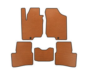 Килимки EVA (HB, 3-х дверний, Помаранчевий) для Kia Ceed 2007-2012 рр