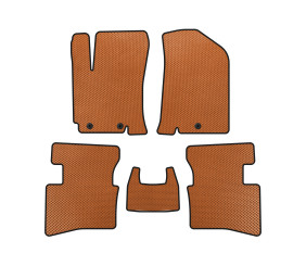 Килимки EVA (SD, Помаранчевий) для Kia Rio 2012-2017 рр